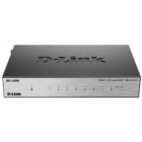 Коммутатор D-Link DES-1008D 8xFE, Desktop металл, Неуправляемый