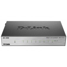 Комутатор D-Link DES-1008D 8xFE, Desktop металл, Некерований