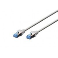 Патч-корд DIGITUS CAT 5e SF-UTP, 1м, AWG 26/7, Cu, PVC, сірий