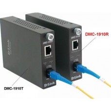 Медіаконвертер D-Link DMC-1910R 1000BaseT-BaseLX (15км) Single Fiber Bi-Direction Media Convert