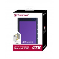 Портативний жорсткий диск Transcend 4TB USB 3.1 StoreJet 25H3 Фіолетовий