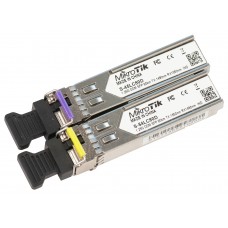 Комплект SFP-Трансиверів MikroTik S-4554LC80D (S-45LC80D+S-54LC80D), SM, 80км