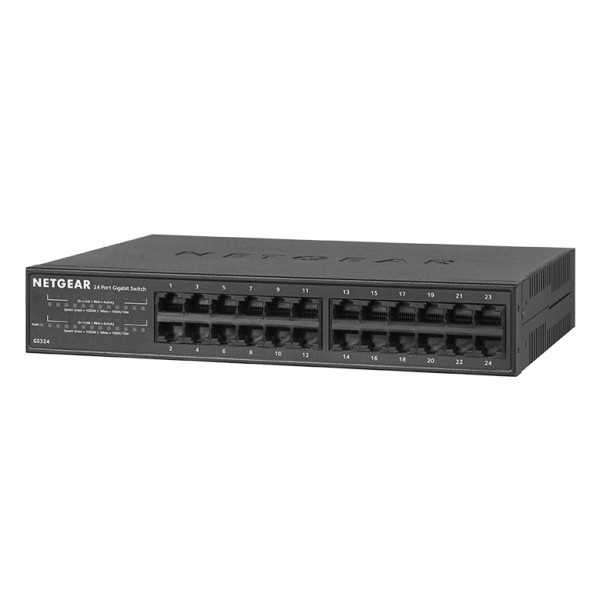 Комутатор NETGEAR GS324 24xGE, некерований