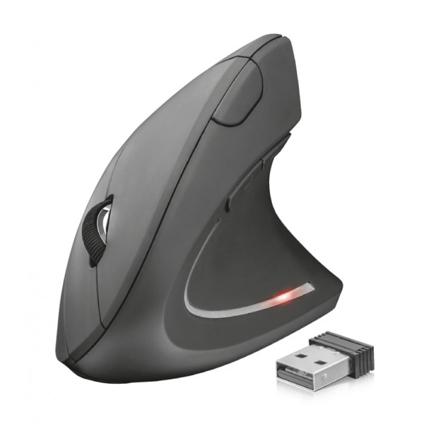 Миша Trust Verto Ergonomic, WL, Чорний