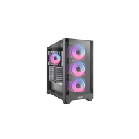 Корпус 2E GAMING Dominator Pro G2302B без БЖ 2xUSB3.0, 1xUSBType-C, 4x120мм ARGB, VGA 380мм, LCS ready, контролер з пультом, TG Side Panel, TG/Mesh Front panel,