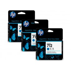 Картридж струменевий HP 712 DesignJet T230/T630/T650 Cyan 3-Pack 29-ml