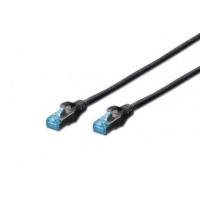 Патч-корд DIGITUS CAT 5e SF-UTP, 2м, AWG 26/7, Cu, PVC, чорний