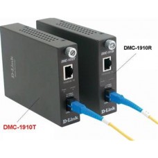 Медіаконвертер D-Link DMC-1910T 1000BaseT-BaseLX (15км) Single Fiber Bi-Direction Media Convert