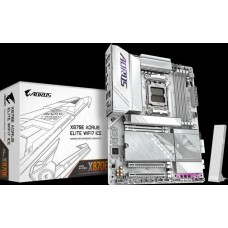 Материнська плата GIGABYTE X870E AORUS ELITE WIFI7 ICE sAM5 X870 4xDDR5 M.2 Wi-Fi BT HDMI Typc-C ATX Біла