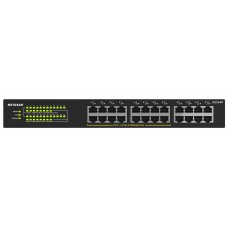 Комутатор NETGEAR GS324P 16xGE PoE+(190Вт), 8xGE, некерований