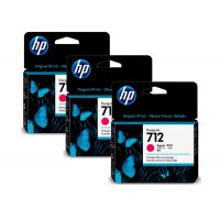 Картридж струменевий HP 712 DesignJet T230/T630/T650 Magenta 3-Pack 29-ml