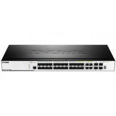 Комутатор D-Link DGS-3000-28SC L2 20xSFP 1G, 4x1GE/SFP, 4x10G SFP+