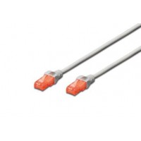 Патч-корд DIGITUS CAT 6 UTP, 1м, AWG 26/7, Cu, LSZH, сірий