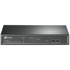 Комутатор TP-LINK TL-SF1008LP 8x1FE/4xPoE 41W некерований 250м