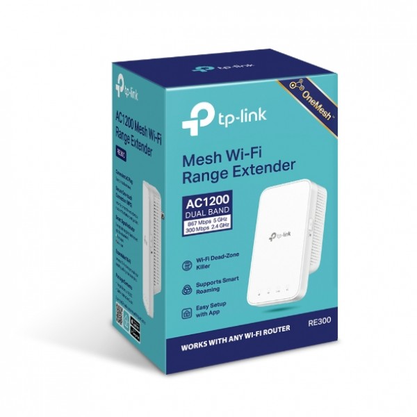 Підсилювач MESH Wi-Fi сигналу TP-Link RE300 AC1200