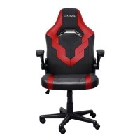 Крісло Trust GXT703R Riye, ПУ шкіра, Foldable Armrests, червоний