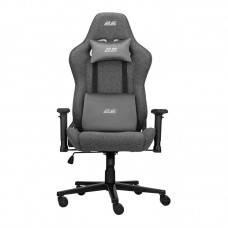 Крісло 2E GAMING BUSHIDO Lite, тканина, 2D-Armrests, сірий темний