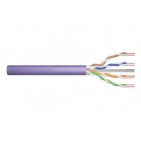 Кабель "вита пара" DIGITUS CAT 6 U-UTP, 100м, AWG 23/1, LSZH-1, фіолетовий