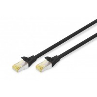 Патч-корд DIGITUS CAT 6A S-FTP, 3м, AWG 26/7, LSZH, чорний