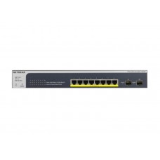 Комутатор NETGEAR GS510TPP 8x1GE PoE+(190Вт), 2xSFP, керований L2