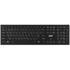 Клавіатура Acer OKR010, 109key, WL, EN/UKR/RU, чорний