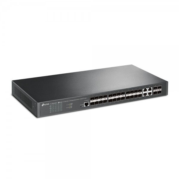 Комутатор TP-LINK TL-SG3428XF 24xSFP 4x10GE/SFP+ L2 JetStream 19" 1U