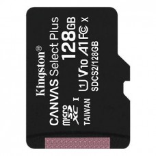 Карта пам'яті Kingston 128GB microSDXC C10 UHS-I R100MB/s Canvas Select Plus