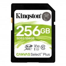 Карта памяти Kingston 256GB SDXC C10 UHS-I R100MB/s