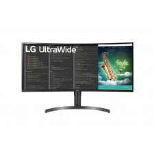 LG Монітор 35" 35WN75C-B 2xHDMI, DP, USB-C, MM, VA, 3440x1440, 21:9, sRGB 99%, CURVED, FreeSync, HAS, HDR10