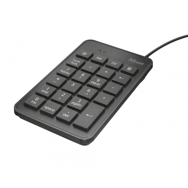 Клавиатура числовая Trust Xalas USB Numeric Keypad BLACK