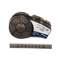 BRADY M21-375-595-GY, 9,53мм х 6,4м, чорним на сірому, вініл, стрічка для принтерів етикеток