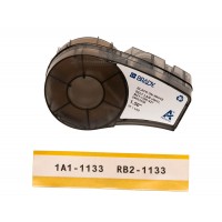 BRADY M21-1500-427, самоламинирующий, для проволоки Ø4,0 - 8,1мм, черный на белом, лента для принтеров этикеток