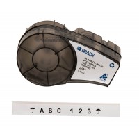 BRADY M21-375-423, 9,53мм х 6,4м, черный на белом, полиэстр, лента для принтеров этикеток