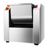 Тестомес Hurakan HKN-15HN для кpутого теста